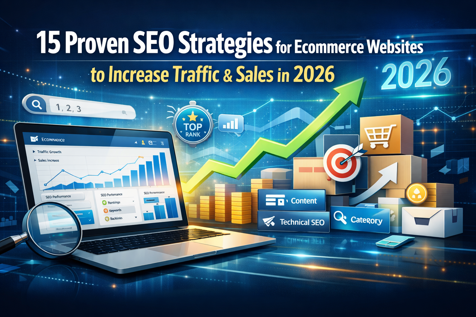 15 Proven SEO Strategies for Ecommerce Websites to Increase Traffic & Sales in 2026