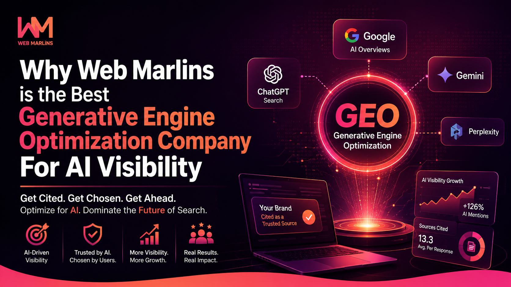 Why Web Marlins is the Best Generative Engine Optimization Company For AI Visibility